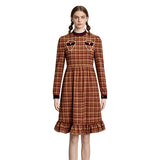 Becostume Esther Orphan Cosplay Costume Brown Dress Halloween Horrible Suit