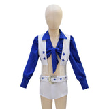 Star Dallas Cowboy Cheerleader Costume Kids High School Cheerleading Uniform Becostume