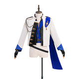 Final Fantasy XIV Seneschal Prince's Cosplay Costume Blue White Halloween Suit Becostume
