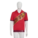 Zombies 5 Ray Cosplay Costume Hoodie Men Red Outfit Carnival Stage Show Becostume