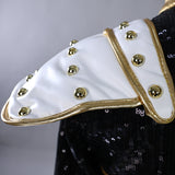 Kpop Demon Hunters Zoey Cosplay Costume Black Golden Halloween Huntrix Outfit Becostume