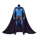 Masters of the Universe Skeletor Cosplay Costume Blue Jumpsuit Halloween Outfit Becostume
