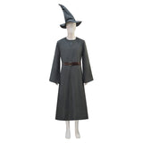 Gandalf Costume Adult Wizard Costume Mens Gray Lord Rings Cosplay Suit Becostume