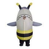 Adult Funny Shark Bee Inflatable Costume Adult Cosplay Party Halloween Outfit Becostume