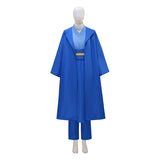 Star Wars Andor Season1 Leida Mothma Cosplay Costume Blue Halloween Suit Becostume