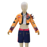 Kpop Demon Hunters Rumi Cosplay Costume Yellow Halloween Party Outfit Becostume