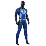 The Boys S5 A-train Cosplay Costume Blue Halloween Jumpsuit  Becostume