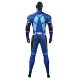 The Boys S5 A-train Cosplay Costume Blue Halloween Jumpsuit  Becostume