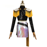 Kpop Demon Hunters Mira Cosplay Costume Black Dance Halloween Outfit Becostume