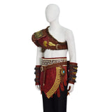 Becostume Martial Deity Kratos Cosplay Costume Spartan Warrior Leather Battle Outfit
