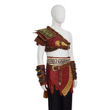 Becostume Martial Deity Kratos Cosplay Costume Spartan Warrior Leather Battle Outfit