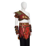 Becostume Martial Deity Kratos Cosplay Costume Spartan Warrior Leather Battle Full Outfit