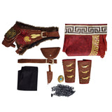 Becostume Martial Deity Kratos Cosplay Costume Spartan Warrior Leather Battle Outfit
