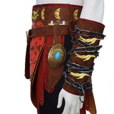 Becostume Martial Deity Kratos Cosplay Costume Spartan Warrior Leather Battle Full Outfit