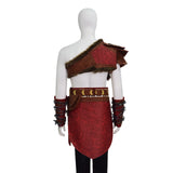 Becostume Martial Deity Kratos Cosplay Costume Spartan Warrior Leather Battle Outfit