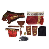 Becostume Martial Deity Kratos Cosplay Costume Spartan Warrior Leather Battle Full Outfit