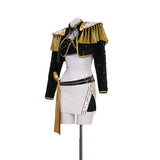 Kpop Demon Hunters Huntrix Mira Black Golden Dance Cosplay Costume Halloween Outfit Becostume