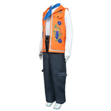 Descendants Wicked Wonderland Luis Madrigal Cosplay Costume Orange Full Set Becostume