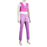Kpop Demon Hunters Saja Boys Mystery Cosplay Costume Pink Suit Becostume