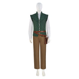 Flynn Rider Cosplay Tangled Prince Costume Flynn Vest Halloween Carnival Suit