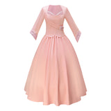 Wicked Witch 2 Glinda Pink Cosplay Costume Halloween Pink Dress Suit BEcostume