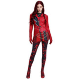 Descendants Wicked Wonderland 5 Red Cosplay Costume Red Jumpsuit Becostume