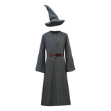 Gandalf Costume Adult Wizard Costume Mens Gray Lord Rings Cosplay Suit Becostume