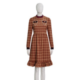 Becostume Esther Orphan Cosplay Costume Brown Dress Halloween Horrible Suit