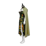 Critical Role Keyleth Cosplay Costume Green Cape Dress Full Set Becostume