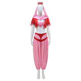 I Dream of Jeannie Costume Women Genie Costume Set Halloween Suit Becostume