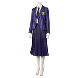 Wednesday The Addams Family  Nevermore Academy uniform Enid Sinclair Bianca Barclay Becostume