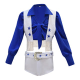 Star Dallas Cowboy Cheerleader Costume Kids High School Cheerleading Uniform Becostume
