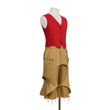 One Piece Live Action Season 2 Luffy Cosplay Costume Halloween Carnival Outfit Becostume