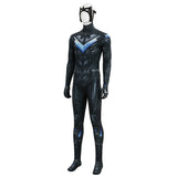 Arkham Knight Nightwing Cosplay Costume Nightwing Halloween Jumpsuit Becostume