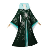 Wicked For Good Madame Morrible Cosplay Costume Green Dress Halloween Suit Becostume