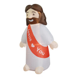 Jesu Inflatable Outdoor Decoration Funny Costume Halloween Party Suit Becostume
