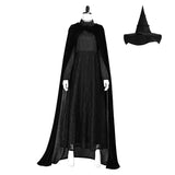 Wicked Witch Elphaba Adult Cosplay Costume Dress With Wig Glasses Halloween Outfit Becostume