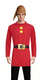 The Seven Grumpy Dwarfs Cosplay Costume Snow White Seven Dwarfs Red Halloween Suit