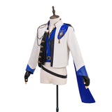 Final Fantasy XIV Seneschal Prince's Cosplay Costume Blue White Halloween Suit Becostume