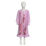 Kids Horror The Ice Cream Man Piper Cosplay Dress Girls Halloween Blood Print Nightgown Becostume