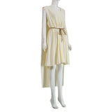 Helen Cosplay Costume The Odyssey Dress Beige Women Halloween Carnival Party Suit Becostume