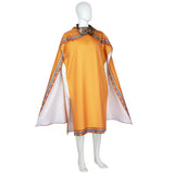 Super Mario Orange Desert Poncho With Goggles Cosplay Costume Mario Outfit Becostume