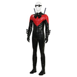 New 52 Comic Nightwing Dick Grayson Cosplay Costume Red Suit Cosplay Becostume
