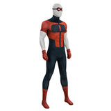 Invincible Season 4 Oliver Grayson Cosplay Costume Red Black Halloween Suit Becostume
