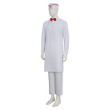 Ice Cream Man Cosplay Costume Horror Vendor Uniform Halloween Cosplay Outfit Becostume