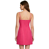 Legally Blonde Elle Woods Replica Cosplay Costume Pink Dress With Bow Outfit Becostume