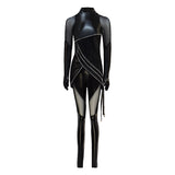 Kpop Demon Hunters Mira Cosplay Costume Black Dance Suit Halloween Outfit Becostume