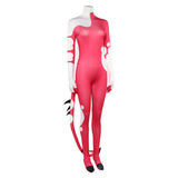 Hazbin Blitzo Hotel Costume Adults Blitzo Jumpuit Pink Suit With Tail Becostume