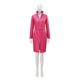 Legally Blonde Adult Elle Woods Cosplay Costume Pink Dress Halloween Outfit Becostume