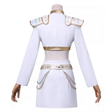 Kpop Demon Hunters Zoey Cosplay Costume White Dance Halloween Outfit Becostume